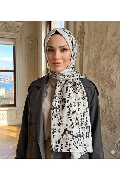 REMOMODA Polka Dot Patterned Cotton Soft Shawl, High Quality