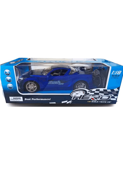 OEM Masinuta cu telecomanda, Hero Rush Evo, Scara 1:18 Albastru