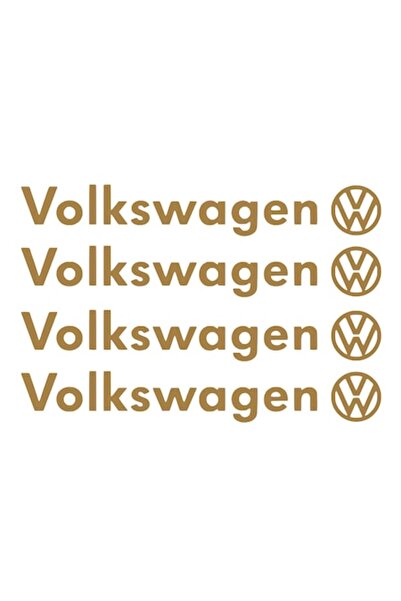 Oracal Set de 4 autocolante albe pentru mânerele ușilor - VOLKSWAGEN, Cupru