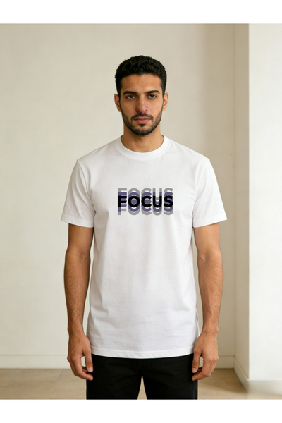Take Two By Styli White Slogan Print Round Neck T-Shirt