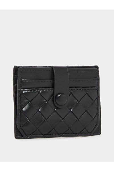 Styli Black Textured Bi-Fold Card Holder