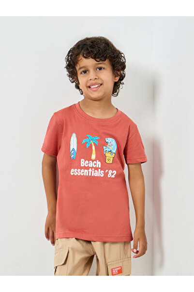Styli Boys Graphic Print Cotton T-Shirt