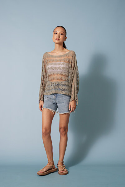 Nisan ΔΙΑΤΡΥΠΤΟ ΠΛΕΚΤΟ ΜΠΛΟΥΖΑΚΙ ΧΑΚΙ