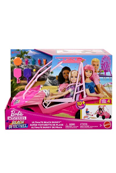 Barbie Vehicul de plaja Mysteries, Beach Detectives, Ultimate Beach Buggy, JFV68