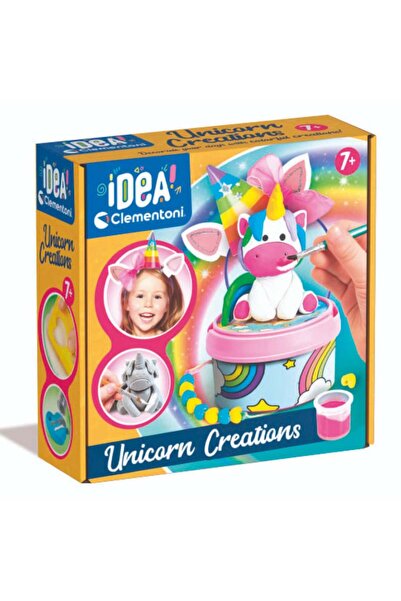 CLEMENTONI Set de joaca creativ, Clementoni, Idea, Unicorn Creations