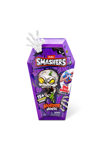 Zuru Set figurine si accesorii, Smashers, Horror House Medium, Alb, S1
