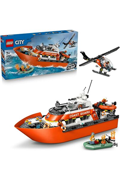 LEGO City Coast Guard Rescue Boat & Helicopter