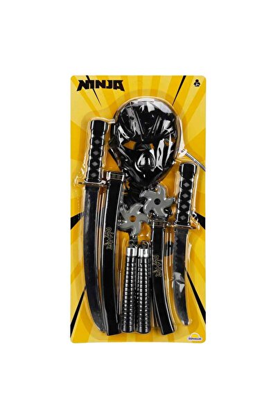 NINJA Set masca, sabie si accesorii, Ninja, 8 piese