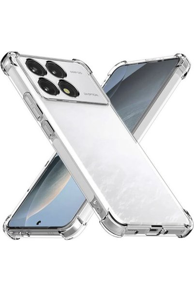 Techsuit Αντικραδασμική Διαφανής Πίσω Θήκη Σιλικόνης (Poco F6 Pro)