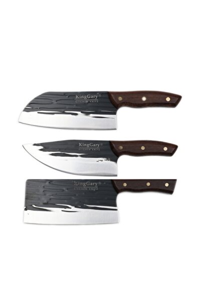 KAVI ONE Set 3 cutite profesionale ale bucatarului, KaviOne, forjat la rece, ...