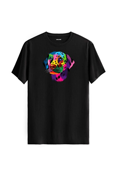 Colermi Lucky Dog Design T-Shirt
