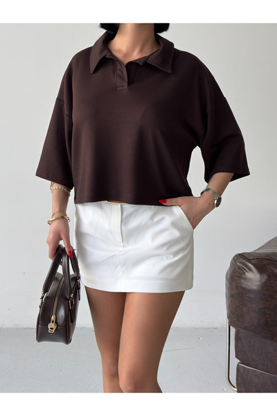 queencity Women's Modal Fabric Oversized Polayaka T-Shirt