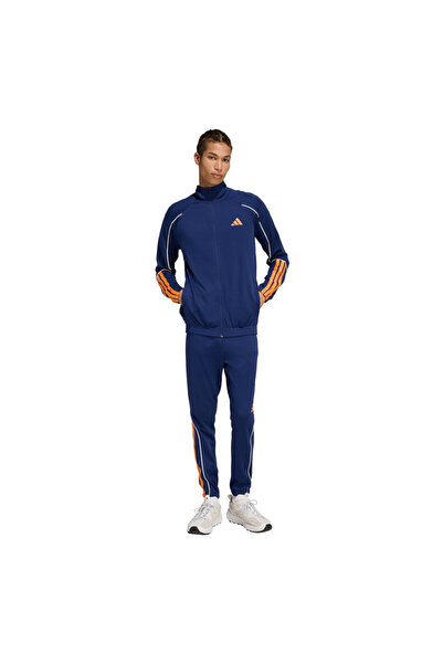 adidas طقم بدلة رياضية M 3S STADIUM TS JY7668 باللون الأزرق الداكن