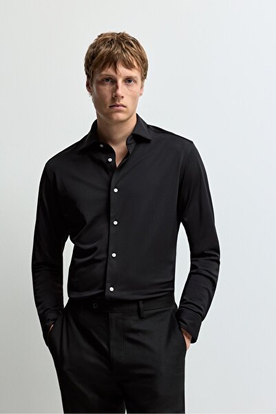 LEFTIES Slim fit özel dikim gömlek