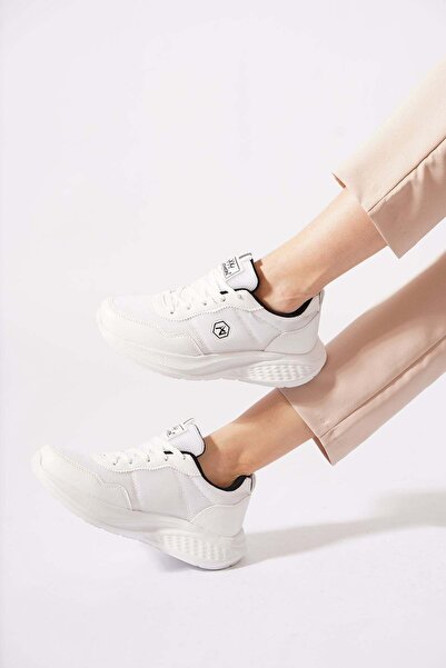 Moda Pie Gostera Ayna Anorak Women's Sports Shoes White Skin