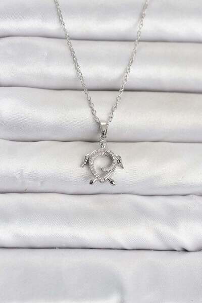 Inure Jewelry سلسلة فولاذية 316L فضية اللون من طراز كاريتا كاريتا للنساء