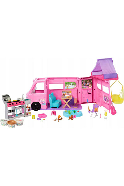 Barbie Νέο Όχημα Κούκλας Τροχόσπιτο για 3+ ετών