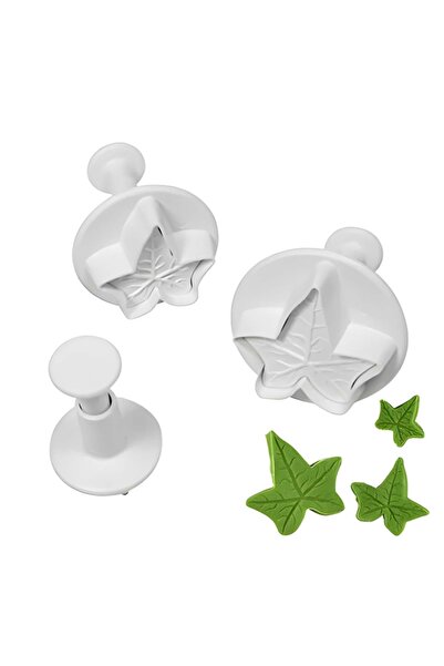 Decoratiuni Dulci Decupatoare frunze de iedera (cca.2cm, 3cm, 4cm)