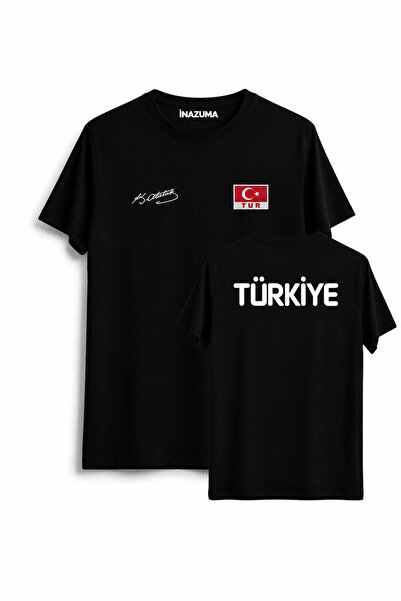 İnazuma Outdoors Unisex Oversize εμπριμέ βαμβακερό μπλουζάκι με κοντό μανίκι ...