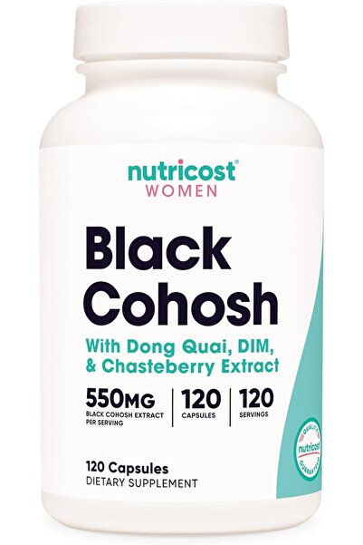 Nutricost Black Cohosh for Women 660mg, 120 Capsules - with Don Quai, DIM, an...