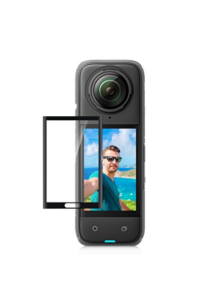 PULUZ Protector din sticlă securizată 9H, Ecran curbat, pentru Insta360 X4 / X5