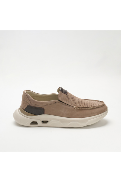 John May Pantofi sport pentru bărbați OG-2413 923-144 Gri Terry Nbk-Brown Marsel