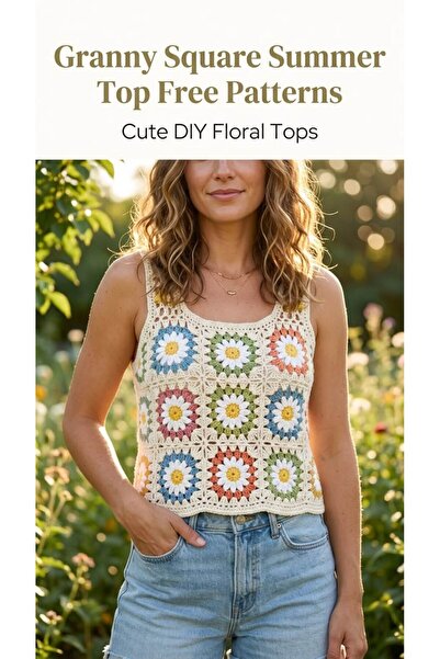 ARTTMACRAME Women's Cropped Knit Blouse