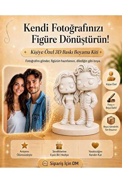 Fovea Design Kişiye Özel Fotoğraftan Figür Boyama Seti / En Güzel Etkinlik / ...