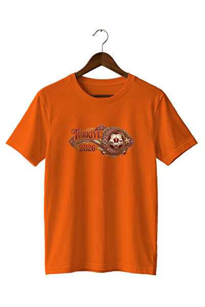 WİDİ Special Design Turkey 2026 National Team Fan T-Shirt 100% Cotton