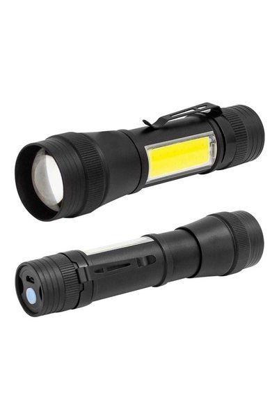 Powermaster PM-14622 Metal 4 Işık Modlu Su Geçirmez 3400 Lümen Power Ledli Şa...