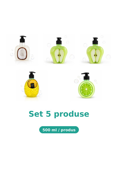 Tasty Set 5 Produse Tasty, Mix Cocos, Mar Piele Sensibila, Mar Extract, Anana...