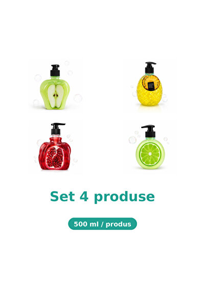 Tasty Set 4 Produse Tasty, Mix Mar Extract, Ananas, Rodie, Lime