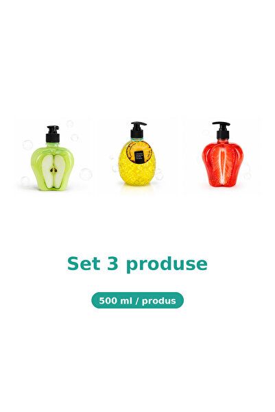 Tasty Set 3 Produse Tasty, Mix Mar Extract, Ananas, Capsuni