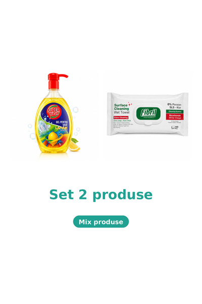 Fibril Bucatarie, Set 2 Produse: Lamaie, Green