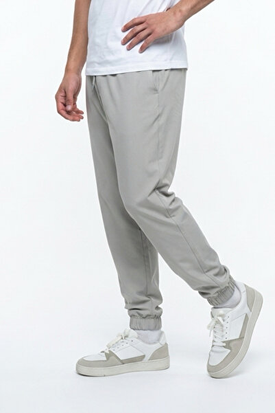 STRAVON Men's Parachute Fabric Sweatpants with Elastic Cuffs, Back Pockets, a...