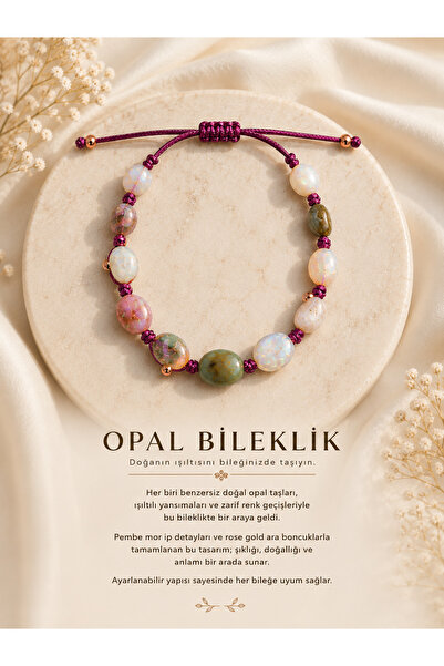 OSMANLI DEĞERLİ TAŞ Sertifikalı Opal Bileklik