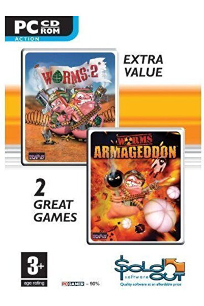 THQ Nordic Worms Διπλό Πακέτο Worms 2 Armageddon Παιχνίδι PC (Μεταχειρισμένο)