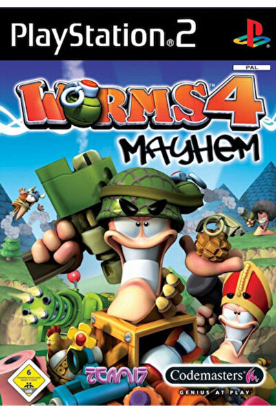 OEM Worms 4 Mayhem PS2 Παιχνίδι PS2 (Μεταχειρισμένο)