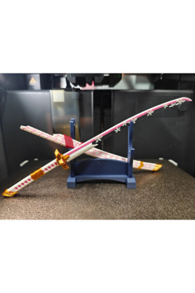 Genel Markalar Mini 20cm katana kılıç Monster Hunter Mizutsune LongSword 3D ü...