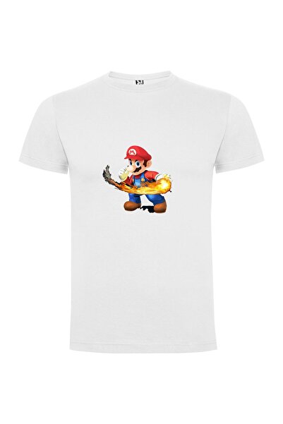 iLovePrints Mario's Flaming Fury Tshirt