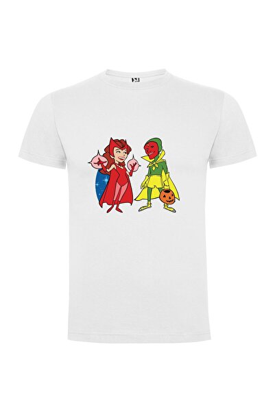 iLovePrints Cartoon Marvelous Costumed Characters Tshirt