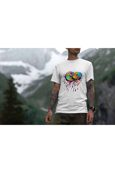 iLovePrints Color Splash Music Tshirt
