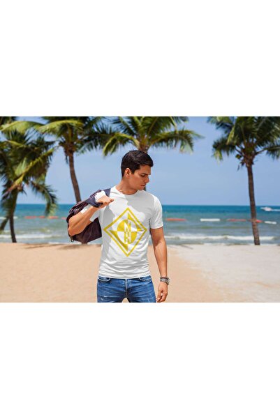 iLovePrints Abstract Yellow and Black Logo Tshirt