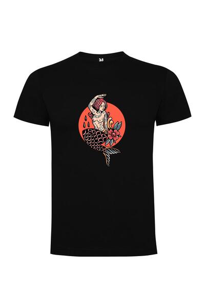 iLovePrints Inked Mermaid Queen Tshirt