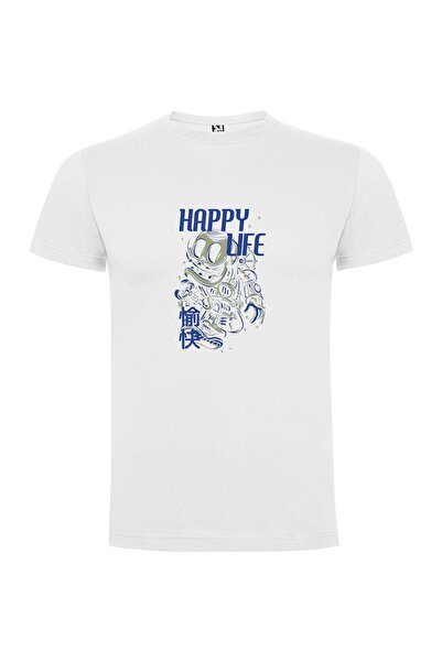 iLovePrints Life is Happy Art Tshirt