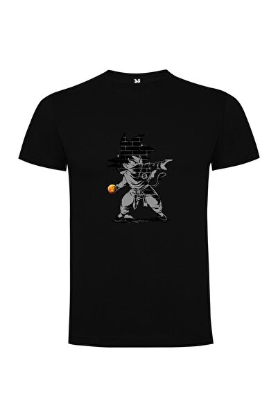 iLovePrints Goku's Brick Ball Portrait Tshirt