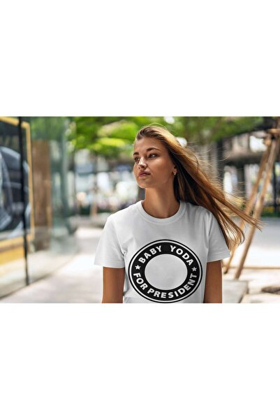 iLovePrints Baby Yoda for President Tshirt