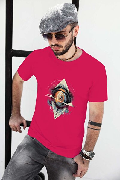 iLovePrints Abstract Geometric Eye Tshirt