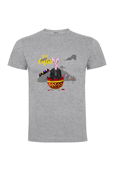 iLovePrints Elegant Easter Bunny Illustration Tshirt