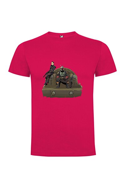 iLovePrints Legendary Mandalorian: Illustrated Adventure Tshirt